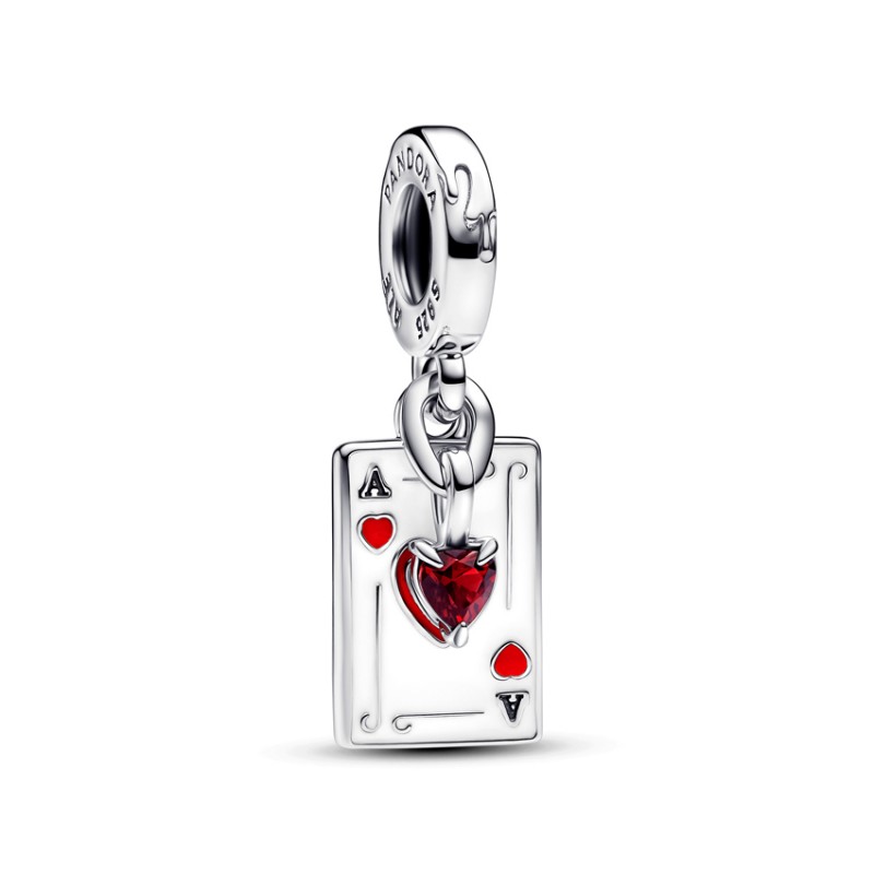 Pandora Disney Villains Double Queen of Hearts Dangle Charm 793420C01