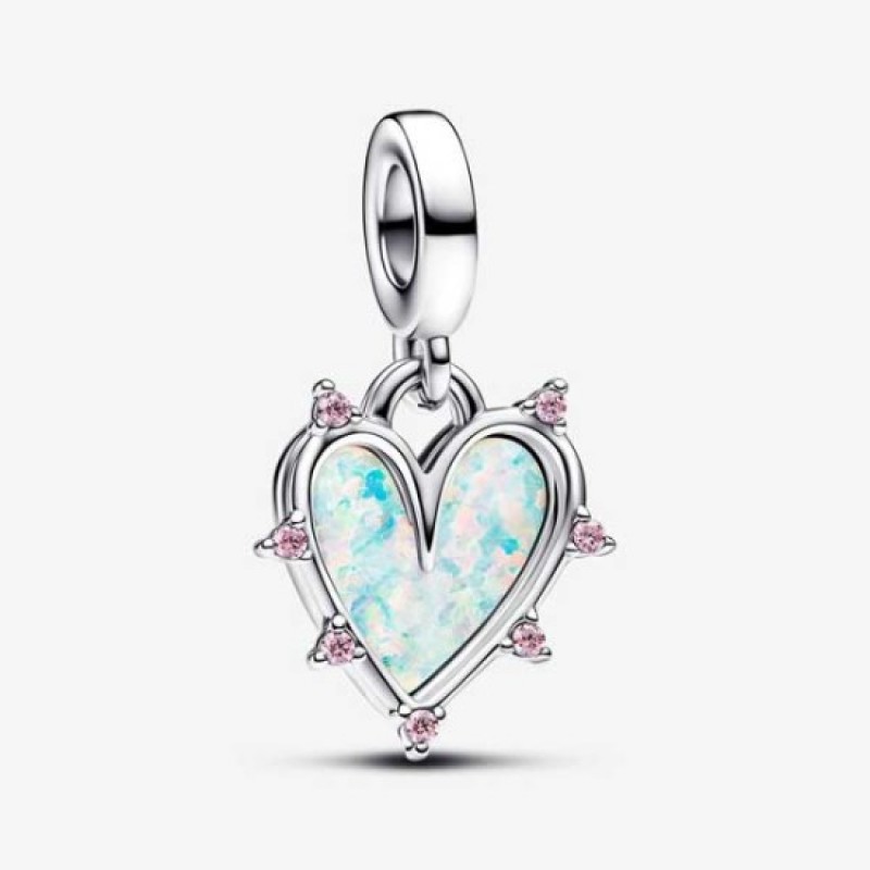 Pandora Friendship Opalescent Double Dangle Charm 793434C01