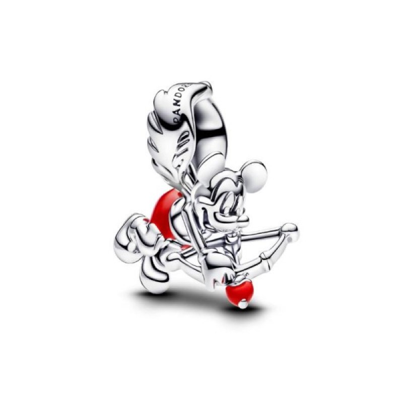 Disney Minnie Mouse Mum Silhouette Double Dangle Charm 793616C01