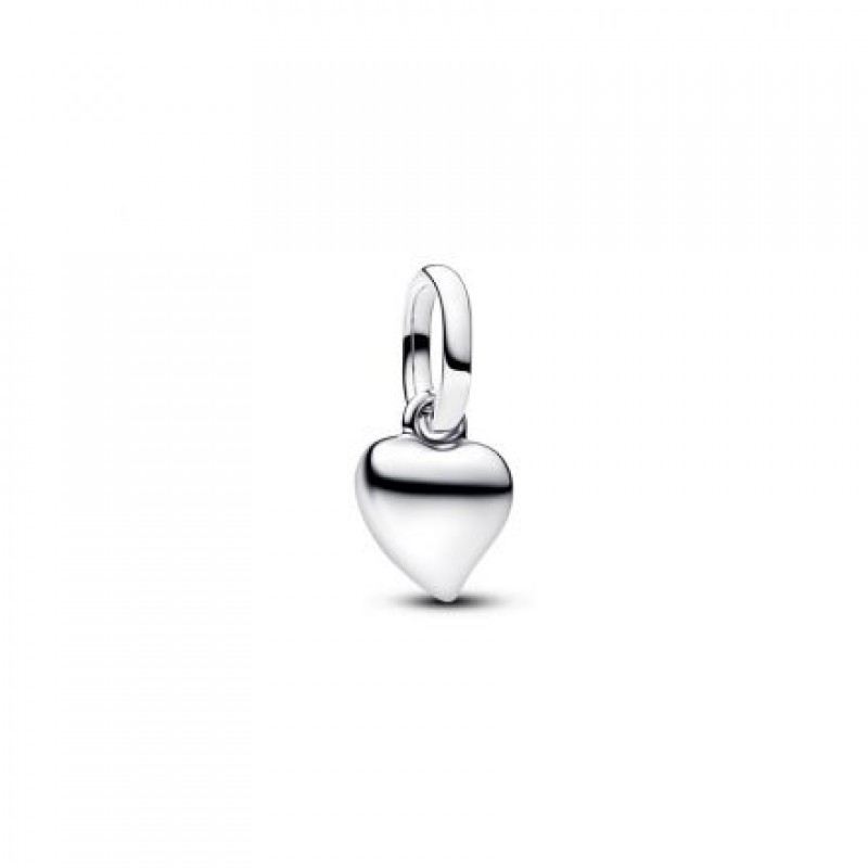 Pandora Silver Mini Dangle Heart Charm 793691C00