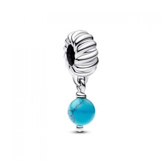 Pandora Turquoise-colored Dangle Charm 793901C01