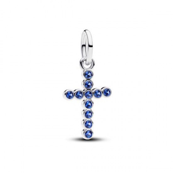 Pandora Blue Cross Dangle Charm 794063C01