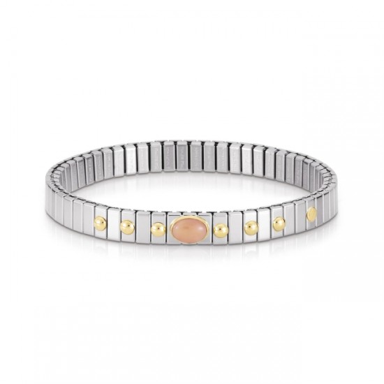 Nomination Extension Bracelet with Pink Coral and Gold K18 042120/010