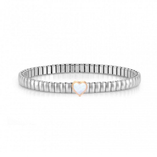 Nomination Extension Bracelet with Mother of Pearl Heart 046009/114