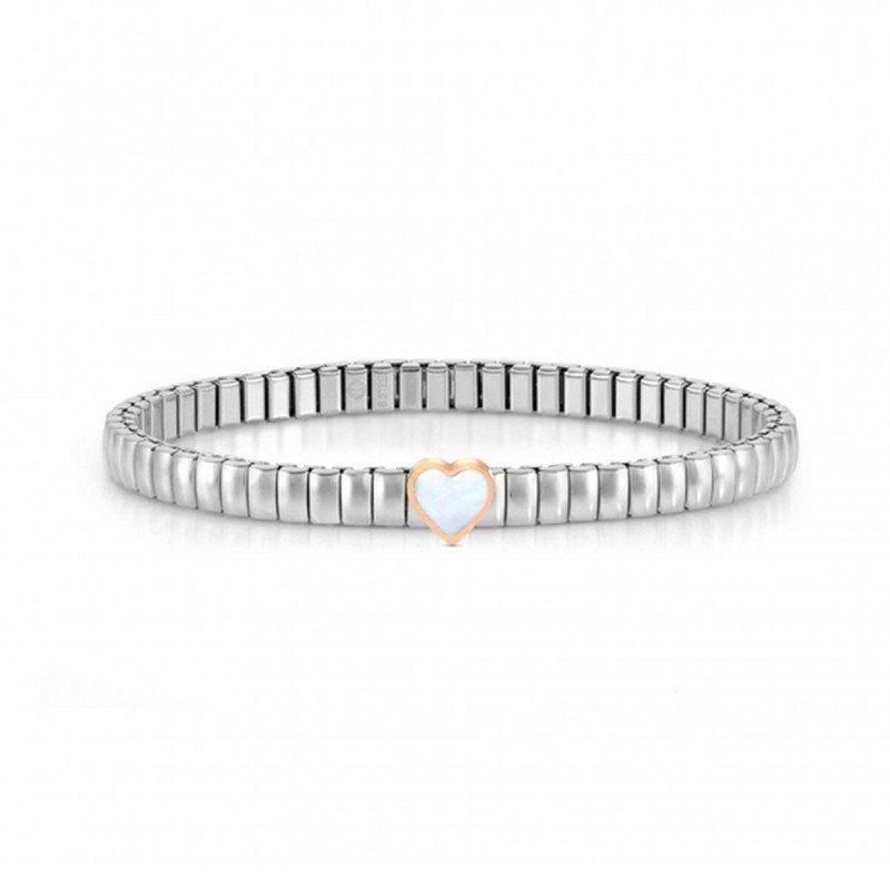 Nomination Extension Bracelet with Mother of Pearl Heart 046009/114