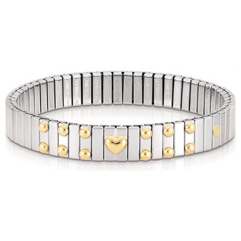 Nomination Extension Bracelet with K18 Gold Heart 042020/005