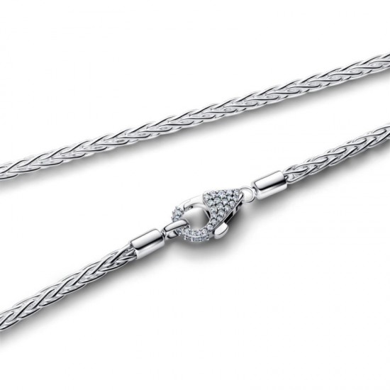 Pandora Pave Clasp Foxtail Chain 394463C01
