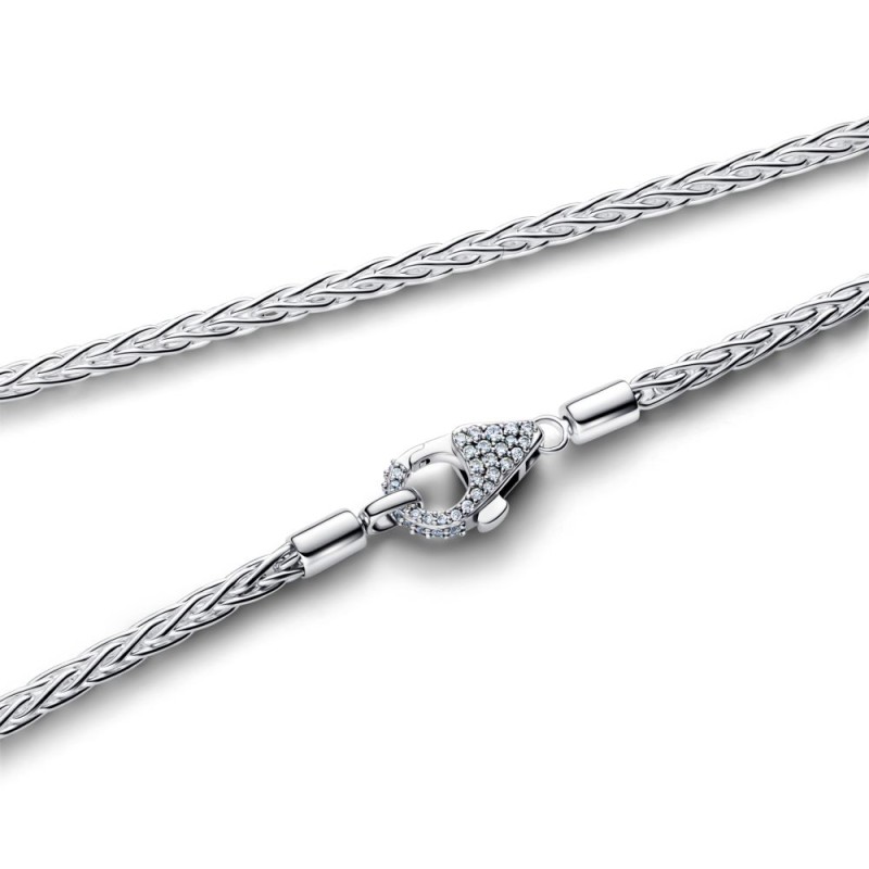 Pandora Pave Clasp Foxtail Chain 394463C01