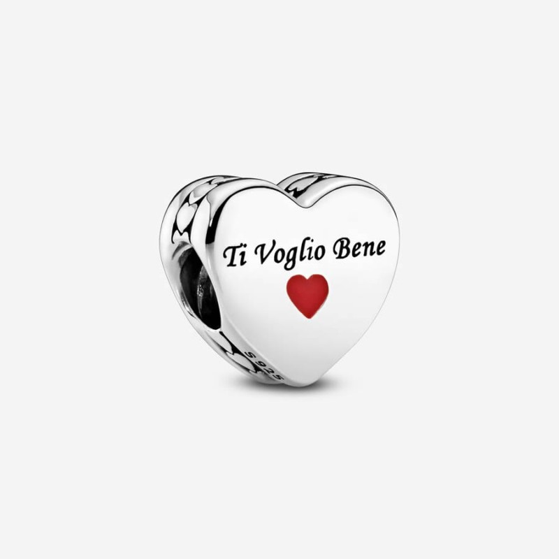 Pandora Ti Voglio Bene Heart Charm 792015E029