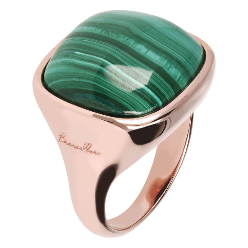 Bronzallure Ring with Malaghite WSBZ00977.GM/SIZE 54