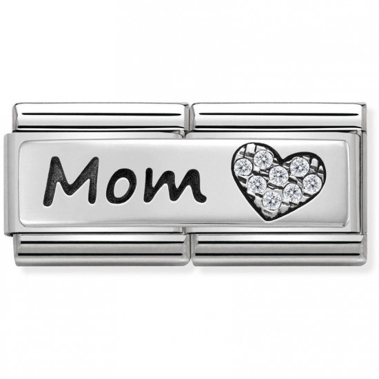 Nomination Double Link Mom with CZ 330731/06