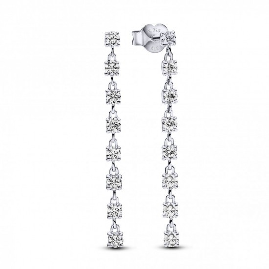 Pandora Sparkling Eight Stones Drop Earrings 293159C01