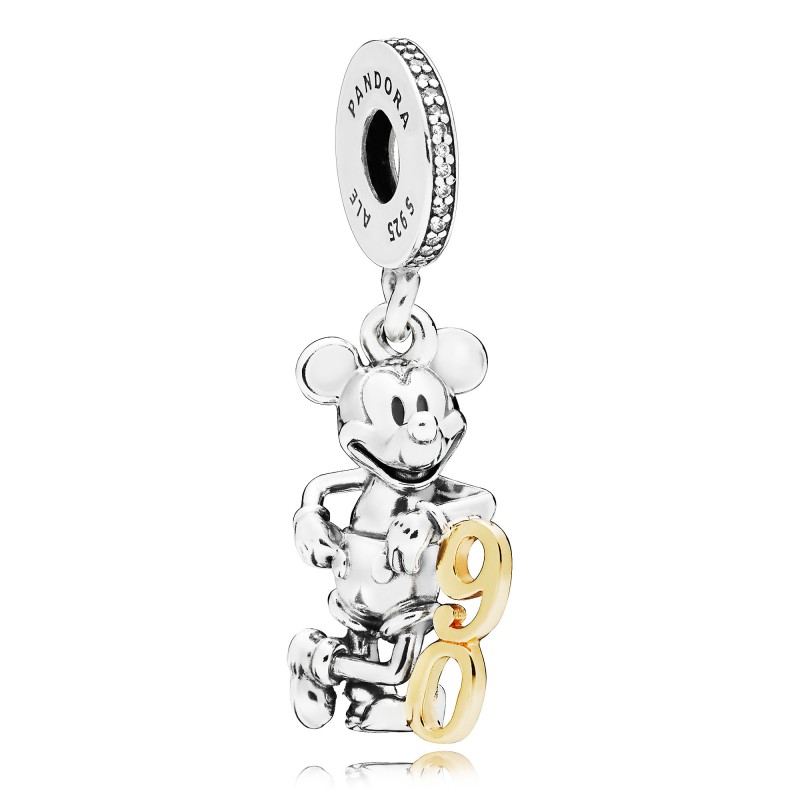 Pandora Disney, Mickey Mouse 90th Anniversary Dangle Charm 797497CZ