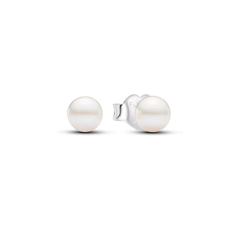 Pandora Treated Freshwater Cultured Pearl 4,5mm Stud Earrings 293168C01