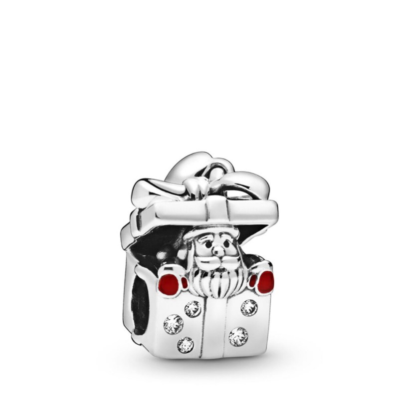 Pandora Santa in a Gift box Charm 798470C01
