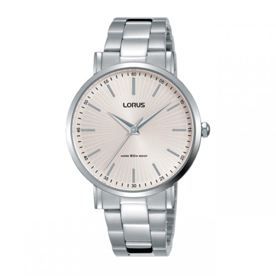 Dial Lorus Watch Classic Milky with Ladies RG221QX-9 Pink