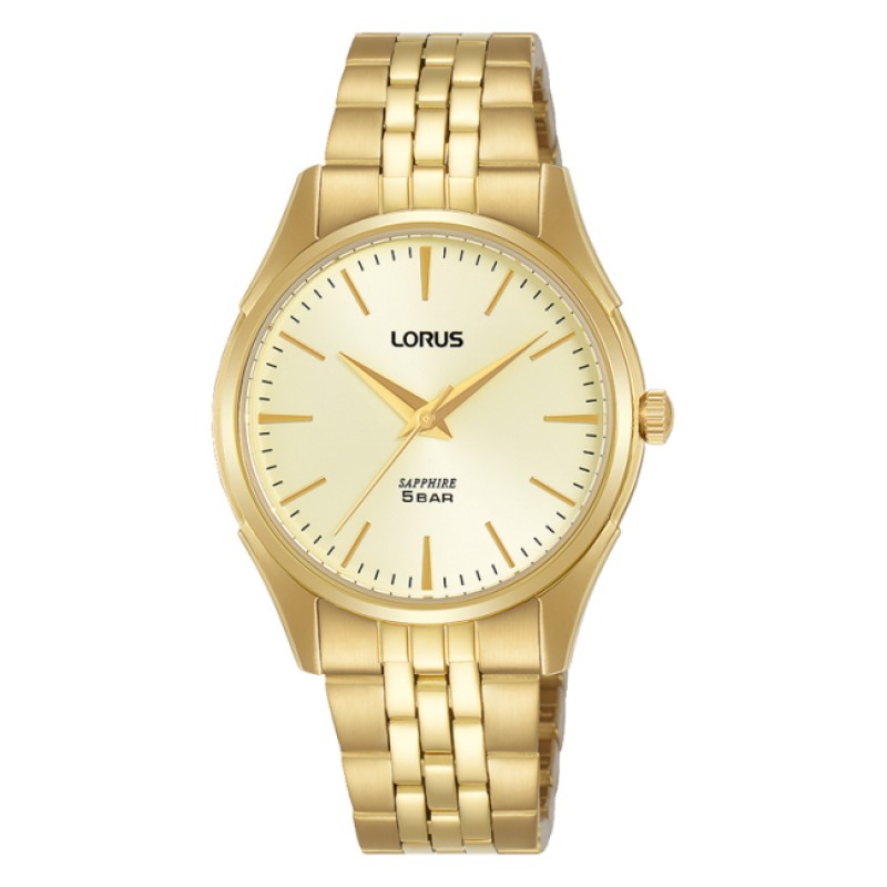 LORUS Classic Gold Plated Ladies Watch RG280SX5