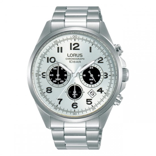 LORUS Sports Black and White Chronograph RT307KX9 LORUS Sports Black and White Chronograph RT307KX9