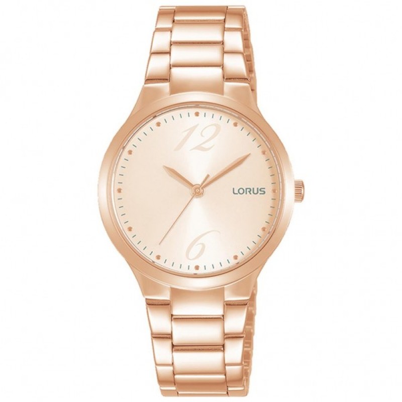 Lorus Classic Rose Gold plated watch RG206UX-9