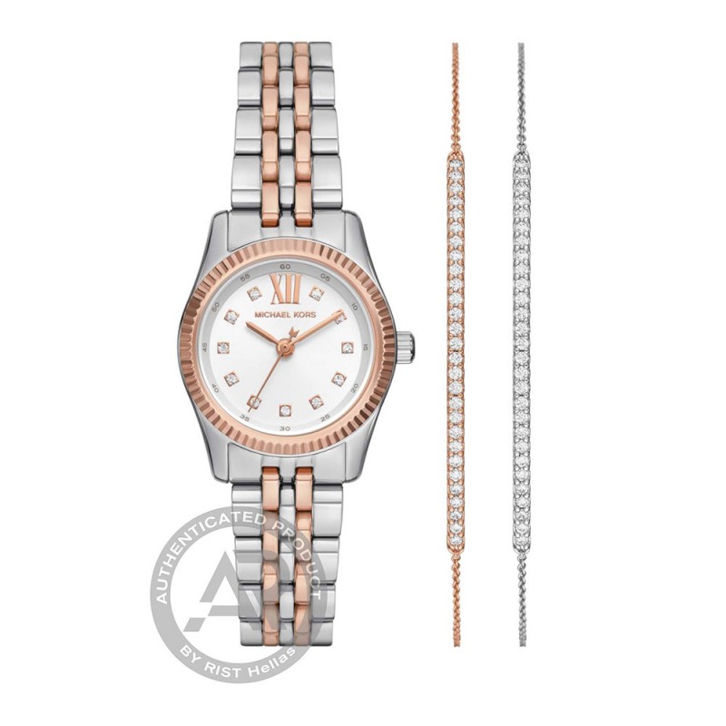 Michael Kors Lexington Set Two Tone Stainless Steel Bracelet MK4817SET