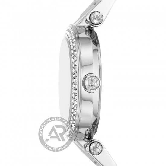 MICHAEL KORS Mini Parker Pavé Silver-Tone Watch MK6932 MICHAEL KORS Mini Parker Pavé Silver-Tone Watch MK6932