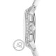MICHAEL KORS Camille Multifunction Crystals Silver Stainless Steel Bracelet MK7198