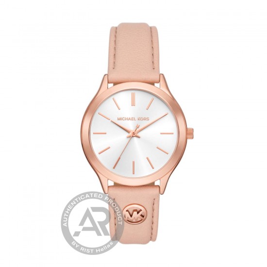 MICHAEL KORS Slim Runway Pink Leather MK7467 MICHAEL KORS Slim Runway Pink Leather MK7467