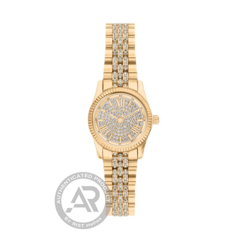 Michael Kors Lexington Mini Gold Plated CZ MK7575