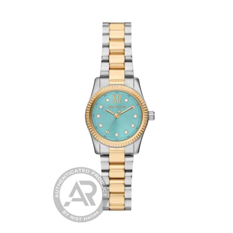 Michael Kors Lexington Two tone Mini Teal Dial MK7579