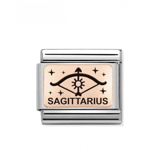 Nomination Composable Link SAGITTARIUS Rose Gold K9 430112 09