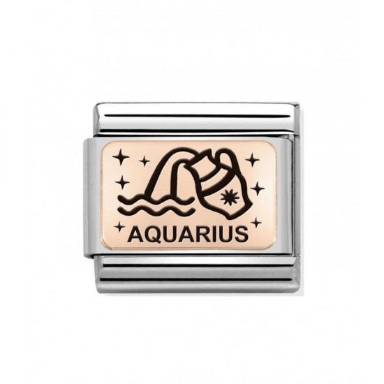 Nomination Composable Link AQUARIUS Rose Gold K9 430112 11