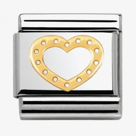 Nomination Composable Link Gold K18 Heart 030116 19