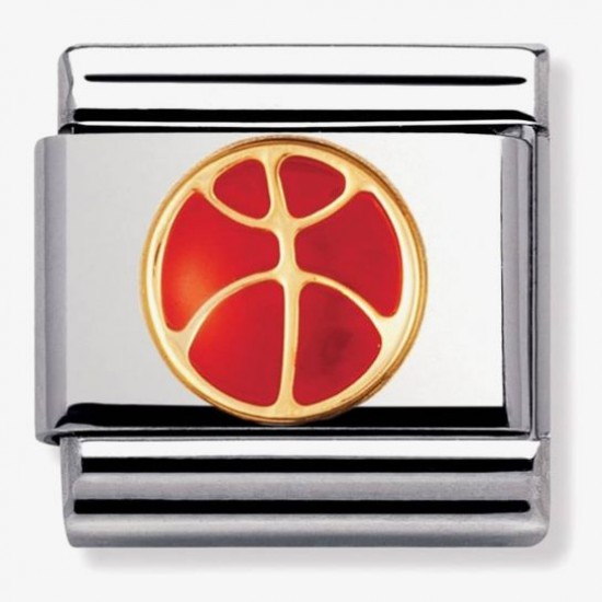 Nomination Composable Link Gold K18 Basketball 030203 08