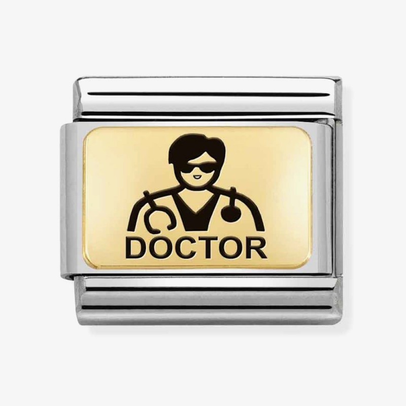 Nomination Composable Link Doctor Gold K18 030166 07