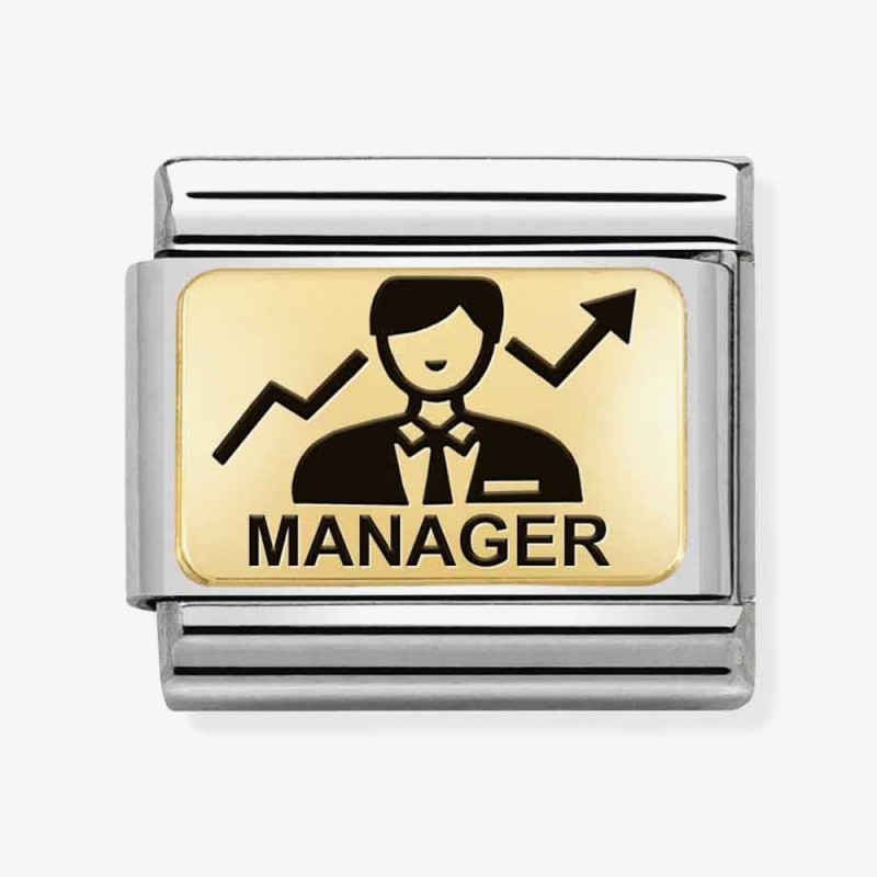 Nomination Composable Link Manager K18 Gold 030166 23