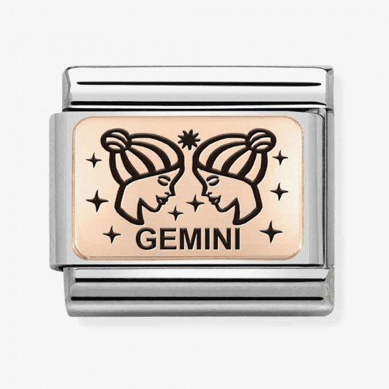 Nomination Composable Link GEMINI Rose Gold K9 430112 03