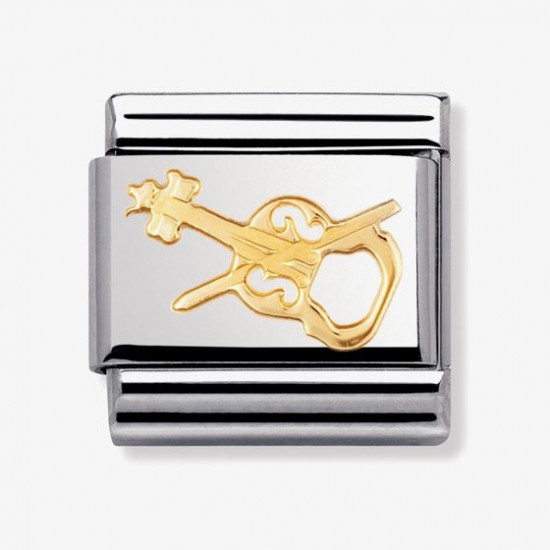 Nomination Composable Link Violin K18 Gold 030117 06