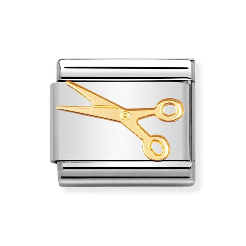 Nomination Composable Link Little Scissors K18 Gold 030109 03