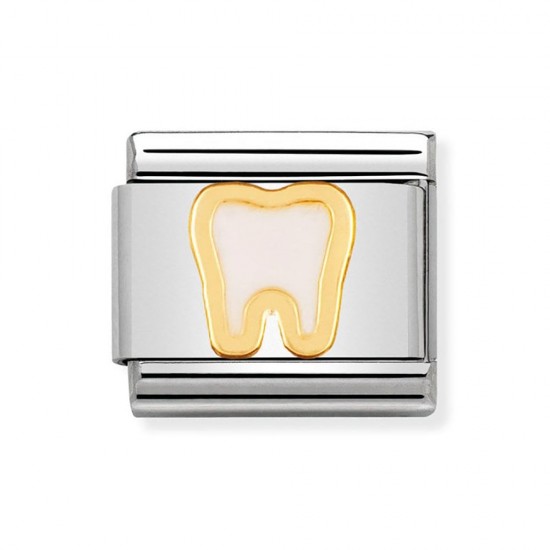 Nomination Composable Link Tooth K18 Gold 030208 05