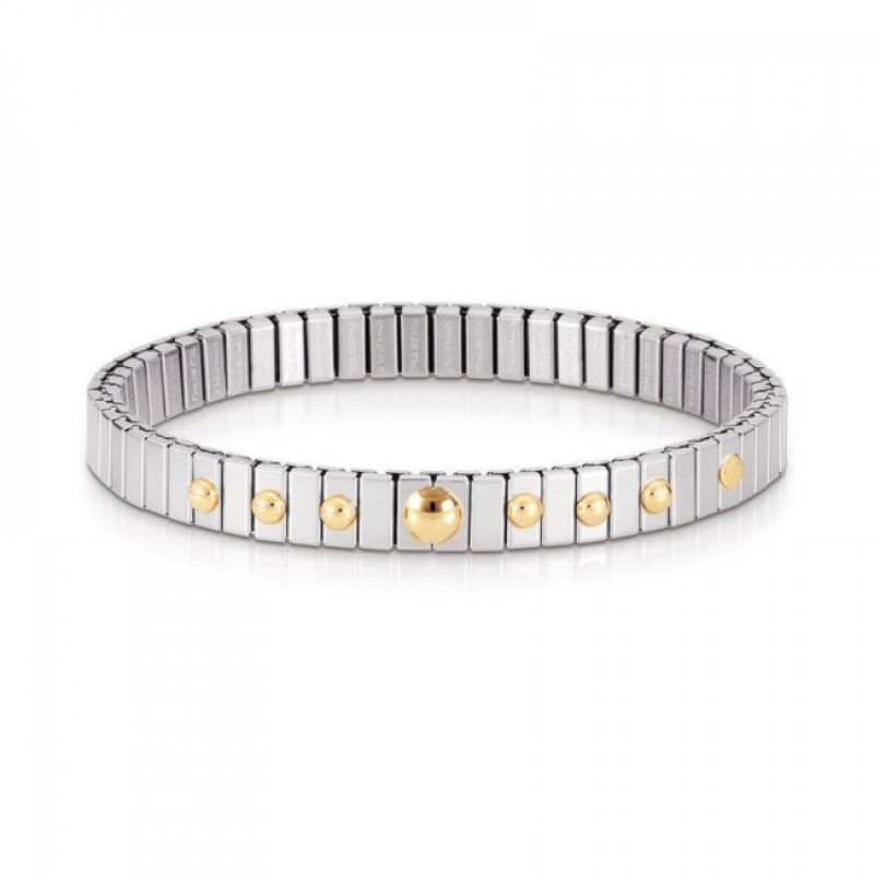 Nomination Extension Bracelet with gold K18 Details 042001/008