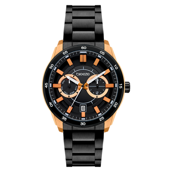 BREEZE Mantrix Black Stainless Steel Bracelet 712122.2 BREEZE Mantrix Black Stainless Steel Bracelet 712122.2
