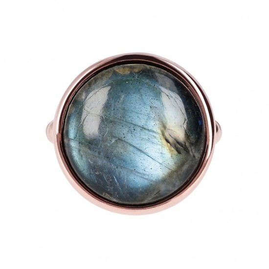 Bronzallure ring with Labradorite WSBZ00924.LAB/Νούμερο 54