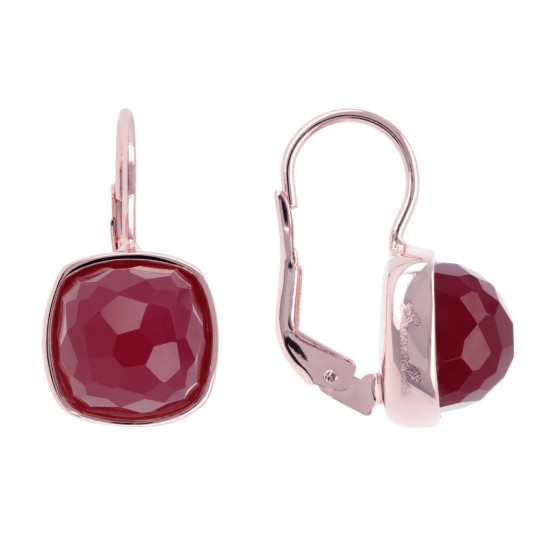 Bronzallure Earrings with Menzaza Chalzedony WSBZ00673.MZ