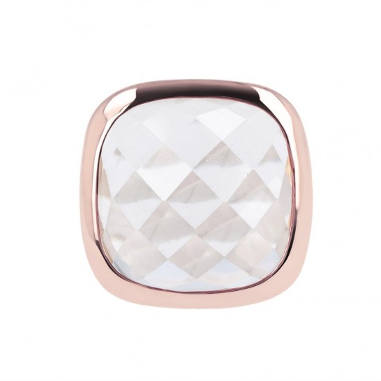 Bronzallure ring with Crystal Quartz WSBZ00014.CR/Νούμερο 56