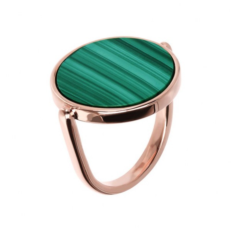 Bronzallure Ring with Malaghite WSBZ01400.GM/SIZE 54