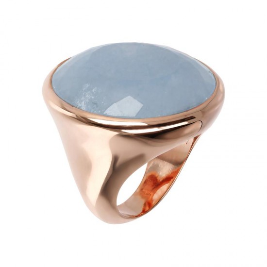 Bronzallure Δακτυλίδι με Γαλάζιο Quartz WSBZ01457.BQ/Νούμερο 52