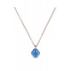 Bronzallure necklace with blue calzedony WSBZ00907.BC