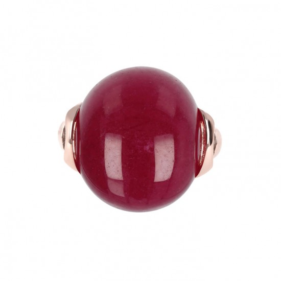 Bronzallure ring with Plum Agate WSBZ00364.PA/Νούμερο 54