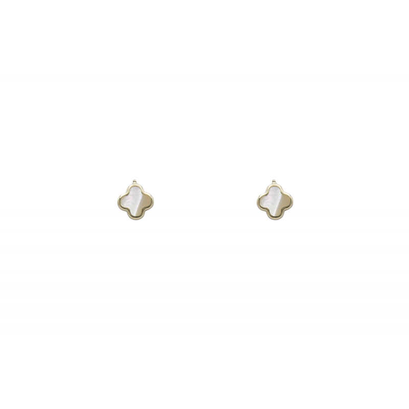 Gold k9 earings with MOP 96023