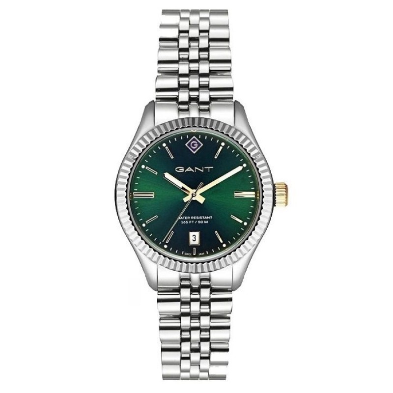 Gant Sussex date silver steel ladies watch G136005